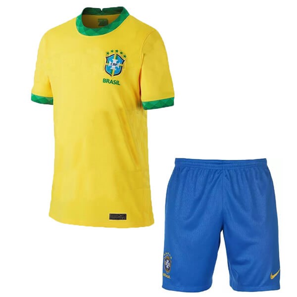 Maillot Football Brésil Domicile Enfant 2020 Jaune